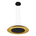 Lampa wisząca Piattino Czarny Złoty 30W LED 3000K-4000k-6000K ML1815 Milagro