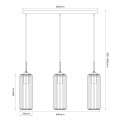 Lampa wiszaca Vesta 3xE27 ML1804 Milagro