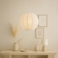 Lampa wisząca Dana Biały 1xE27 ML1805 Milagro