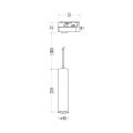 Oprawa Pipe Track Zwis Czarny 1xGU10 ML2063 Milagro