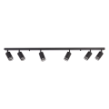 Oprawa Pipe Ring Spot Czarny 6xGU10 ML2075 Milagro