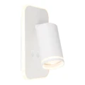 Oprawa Pipe Ring Kinkiet Biały 1xGU10 + LED 6W ML2082 Milagro