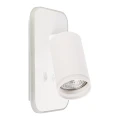 Oprawa Pipe Ring Kinkiet Biały 1xGU10 + LED 6W ML2082 Milagro