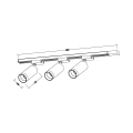 Zestaw Oprawa Mica Track Biały + Chrom 3xGU10 1m ML2105 Milagro