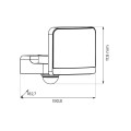 Naświetlacz LED Davos 30W 2000lm 4000K Czarny Premium PIR ML2111 Eko-Light