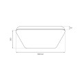 Plafon Nemo Czarny 11W LED ML1835 Milagro