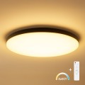 Plafon Siena Czarny 80W LED Ø750 mm + pilot ML1834 Milagro