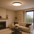 Plafon Siena Czarny 80W LED Ø750 mm + pilot ML1834 Milagro