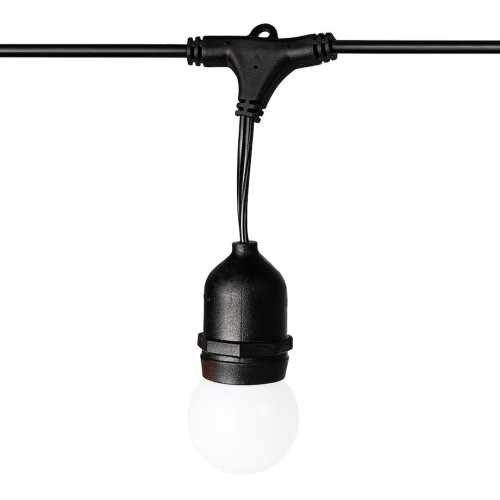 Girlanda zewnętrzna Summer Time 6,6m G45 Mleczna biel 3000K 36V 10xE27 IP44 EKG2292 Milagro