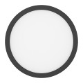 Plafon Evora Czarny Round 18W 3CCT ML1790 Milagro