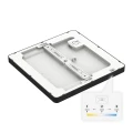 Plafon Evora Czarny Square 18W 3CCT ML1796 Milagro
