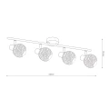 Lampa sufitowa DEX 4xE14 ML2120 Milagro