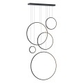 Lampa wisząca Saturno Black 100W LED mezzanine ML2324 Milagro