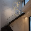 Lampa wisząca Saturno Gold 100W LED mezzanine ML2325 Milagro