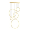 Lampa wisząca Saturno Gold 100W LED mezzanine ML2325 Milagro