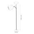 Lampa podłogowa ZACK CASHMERE 1xE27 ML2338 Milagro