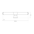 Kinkiet łazienkowy APA black 6W LED ML2252 Milagro