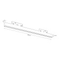 Magnetic track 5mm 20W 4000K ML2150 Milagro