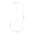 Magnetic track pendant cone 5mm 7W 4000K ML2156 Milagro