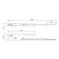 Łącznik prosty z kablem magnetic track 5mm ML2168 Milagro