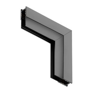 Narożnik natynk L góra dół magnetic track 10mm ML2183 Milagro