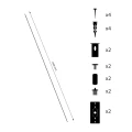 Zawiesie do szyny magnetic track 10mm ML2189 Milagro