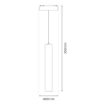 Slim Magnetic Track Biały pendant 6W LED Tuya CCT ML2208 Milagro