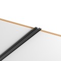 Slim Magnetic Track Szyna Natynk Czarny 200cm + zaślepki ML2211 Milagro
