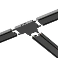 Slim Magnetic Track Czarny Łącznik Szyn T ML2219 Milagro