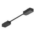 Slim Magnetic Track Czarny łącznik podwójny z kablem długim ML2225 Milagro