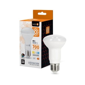 Żarówka LED 8W E27 R63 barwa neutralna 4000K Kobi
