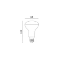 Żarówka LED 8W E27 R63 barwa neutralna 4000K Kobi