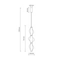 ELVA BRASS LAMPA WISZĄCA LED 22W 18214 TK Lighting