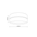 CALMA LAMPA SUFITOWA 450 11598 TK Lighting
