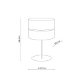 CALMA LAMPKA NOCNA 1XE27 16178 TK Lighting