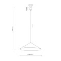 LUME XL NEW BROWN LAMPA WISZĄCA 1XGX53 11272 TK Lighting