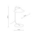 LUME NEW BROWN LAMPKA NOCNA 1XGX53 16188 TK Lighting