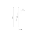 NAVI NEW BROWN LONG KINKIET LED 11349 TK Lighting