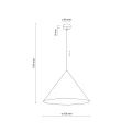 CONO XL NEW BROWN LAMPA WISZĄCA 1XE27 11378 TK Lighting