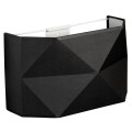 Kinkiet KANTOOR czarna tkanina geometryczny kształt TK Lighting