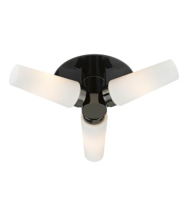 Lampa sufitowa BRASTAD  3L Czarny/Biały IP44 Markslojd