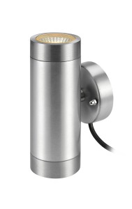 Lampa ogrodowa kinkiet GARDEN 24 CYLINDER WALL 2L ALUMINIUM Markslojd