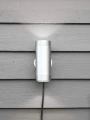 Lampa ogrodowa kinkiet GARDEN 24 CYLINDER WALL 2L ALUMINIUM Markslojd