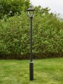 Lampa ogrodowa latarnia GARDEN 24 POSTLAMP 1L BLACK H 225CM Markslojd