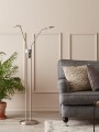 Lampa podłogowa HUDSON  2L Stal Markslojd