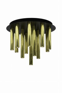 Lampa sufitowa GOCCE Ceiling 13L Raw Brass/Black Markslojd