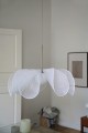 Lampa wisząca STYRKA Nikiel satynowy, biały 1xE27 108818 Markslojd