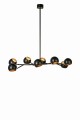 Lampa wisząca EDGAR Czarny 8xE14 108852 Markslojd