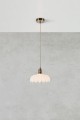 Lampa wisząca KURAGE Mosiądz antyczny, biały 1xE27 108857 Markslojd
