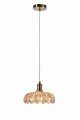 Lampa wisząca KURAGE Mosiądz antyczny, biały 1xE27 108858 Markslojd